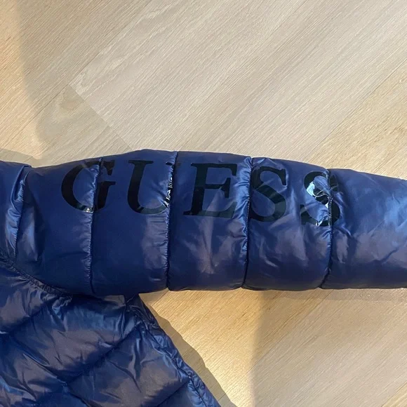 Navy Puffer jacket - Picture 2 of 5